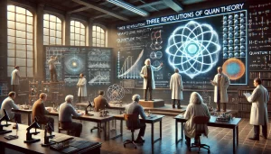 Three revolutions of Quantum Theory