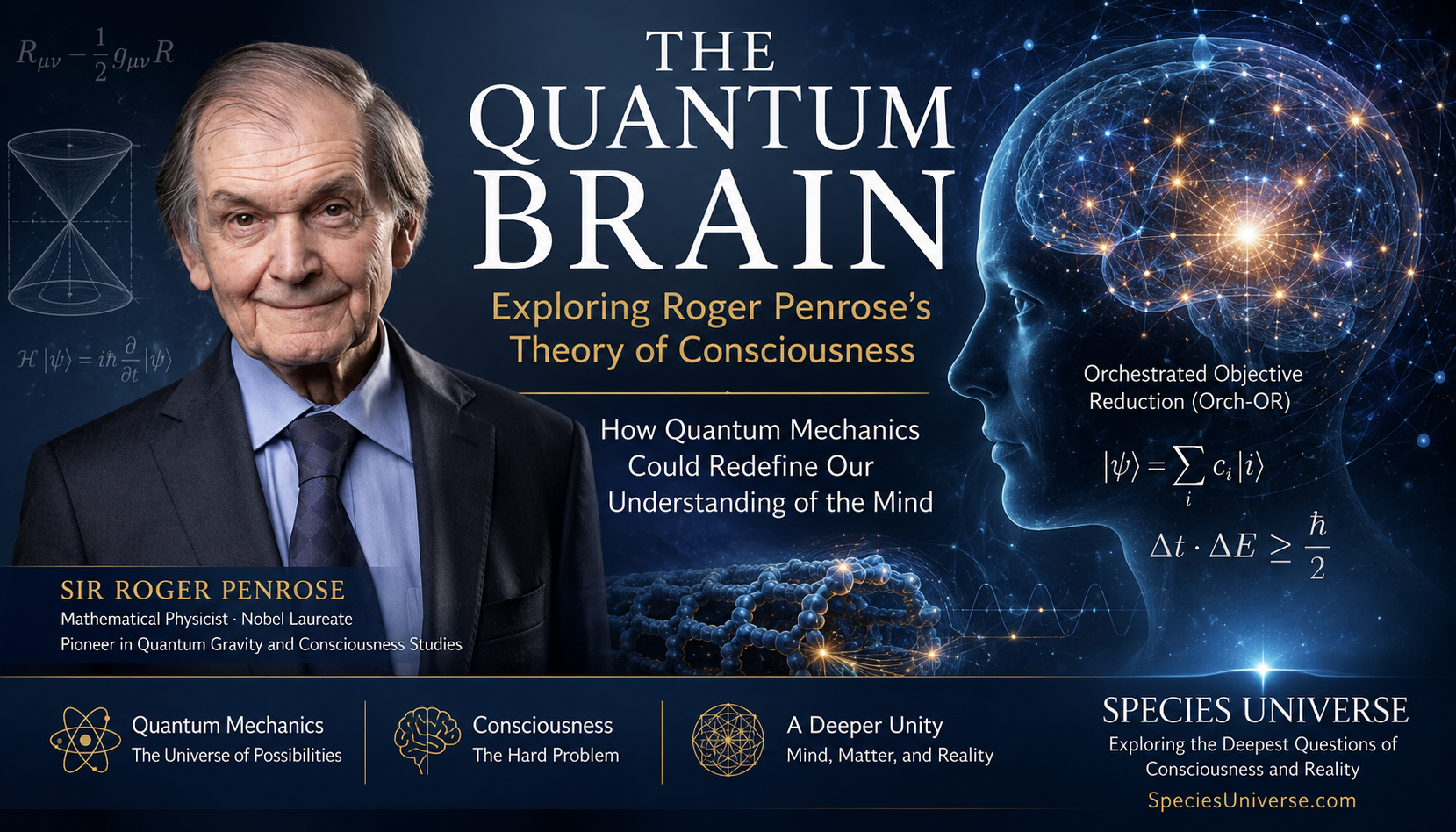 The Quantum Brain | Roger Penrose’s Theory Of Consciousness | Species ...